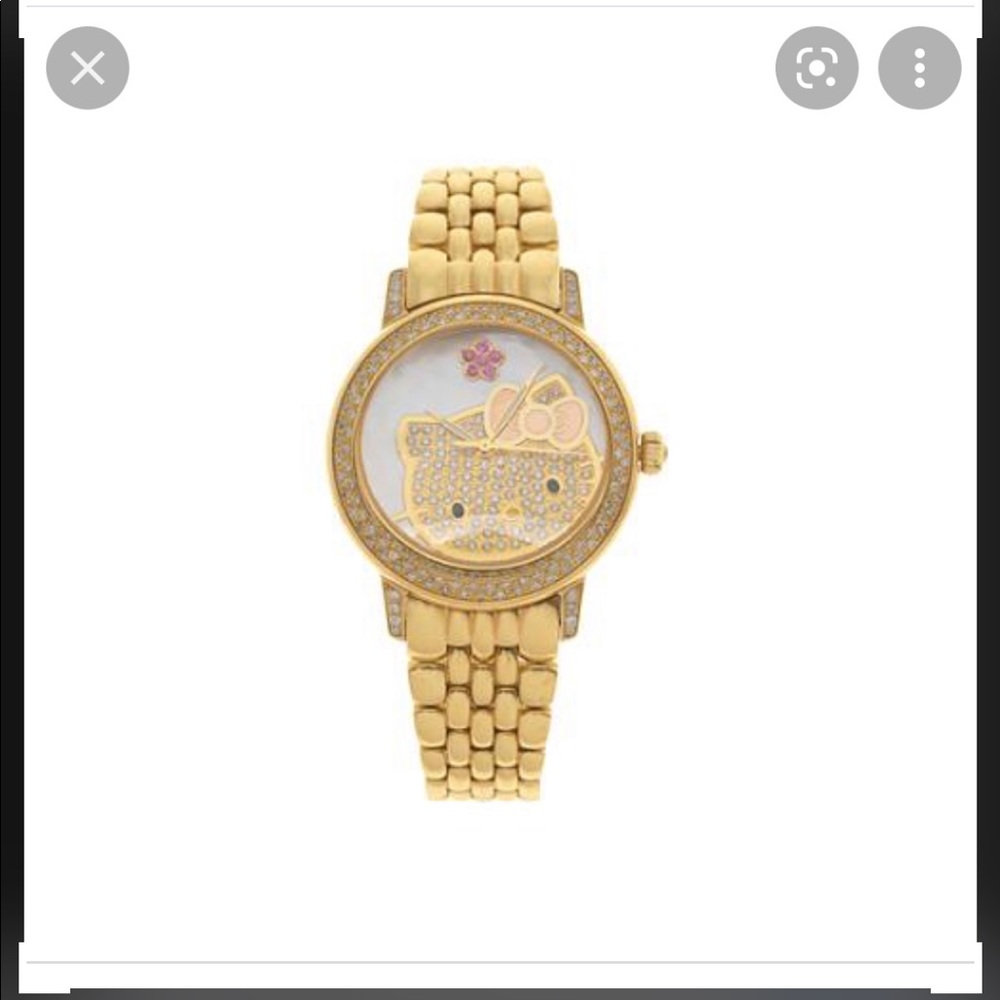 18k yellow gold KLS HELLO KITTY COLLECTION looking for the watch not for sale